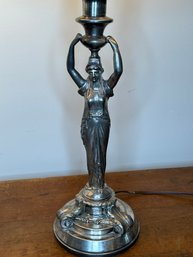 Magnificent Pair Of French Art Nouveau Style Figural Table Lamps