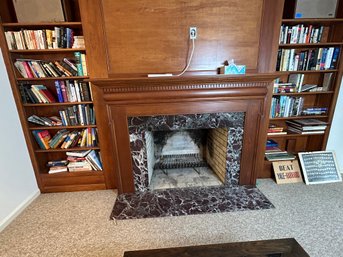 Collection Of All Books Alongside The Fireplace- Large Coffee Table Style, Fiction & Non Mixed Lot