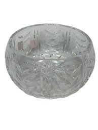 Waterford Chevron Pattern Cut Crystal Bowl