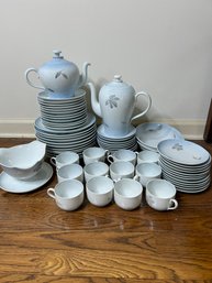 B&G Kjobenhavh China Made In Denmark Tea Cups, Plates, Chargers