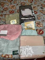 New Egyptian Cotton Bed Blanket, Mattress Pad,  Bathroom Mats/rug & Throw Blanket