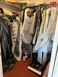 Vintage Designer Clothing Lot #3- Primary Bedroom Closet (Item 2040)