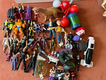 Vintage Action Figure And Mixed Toy Lot