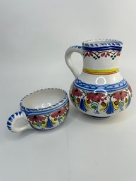 A.h Puente Signed Pottery