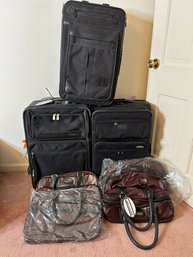 7 Piece Mixed Piece Luggage Suitcase Lot Some New Items