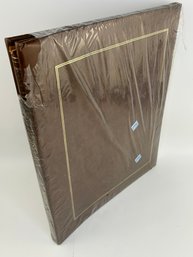 Vintage Leather Bound Album - New In Plastic