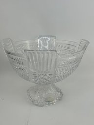 Large Shannon Crystal Punch Or Fruit Bowl