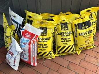 Lot Of Winter Rock Salt - Approximately 225 Lbs