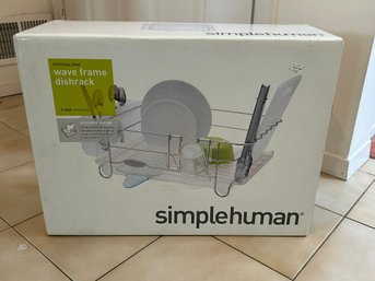 Simple Human Wave Frame Dishrack- Stainless Steel- New In The Package