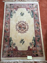 Tian Tan Carpets Beijing  Area Rug -landscape Theme Pink/white