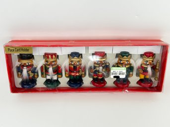 Kurts Adler Nutcracker Place Card Holders