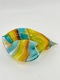 Handblown Glass Conch Seashell