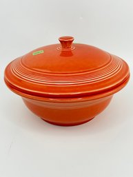 Fiesta Lidded Bowl By Homer Laughlin