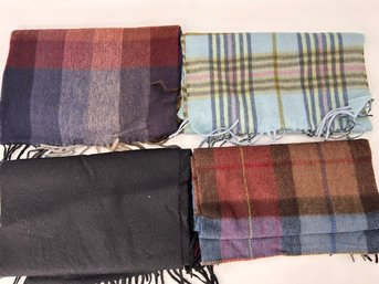 Vintage Cashmere Scarf Lot Of 4: Lord & Taylor & Sutton Studio