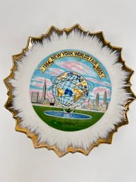 1964-1965 New York Worlds Fair Plate By Unisphere