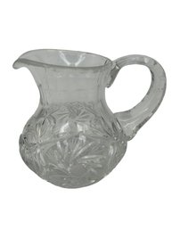 Small Crystal Pitcher Hobstar Motif