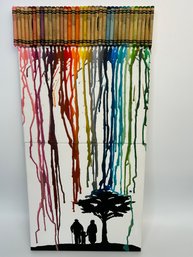 Melted Crayon Art