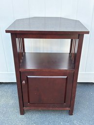 Corner Caddy Mission Style Bottom Cabinet Tv Stand, End Table