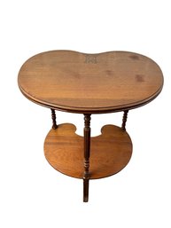 Vintage 3 Fluted Leg, Wood Side Table