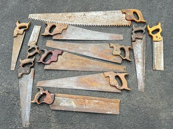 Collection Of Assorted Hand Saws