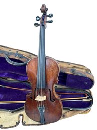 Antique 1879 Duke London, Ross Sydney Violin, Bows & Case