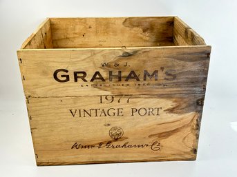 1977 Grahams Vintage Port Crate