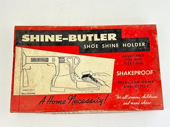 Vintage Shine Butler Shoe Shine Holder