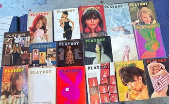 Vintage 1960's-1970's Playboy Magazine Collection