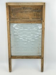 Vintage Atlantic National Washboard Co. Washboard No. 510