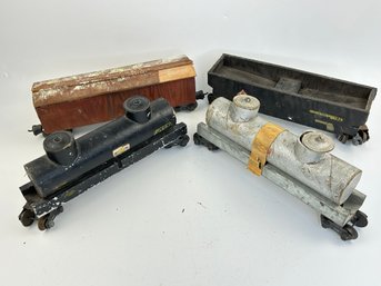 Vintage Homemade Train Cars