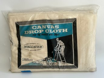 Wallauer 12'x15' Canvas Painters Drop Cloth - New In Package