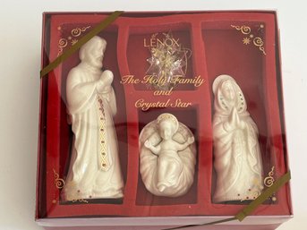 Lenox The Holy Trinity And Crystal Star Set Christmas Decor