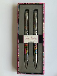 Vera Bradley Barnes & Noble Pen And Mechanical Pencil Set- New