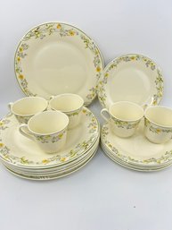 Royal Doulton England- The Romance Collection Nicole Tableware Set Of 35