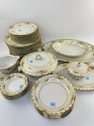 Ivory Meito China Set- Made In Occupied Japan 36 Piece