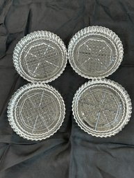 Set Of 4 Glass Coasters
