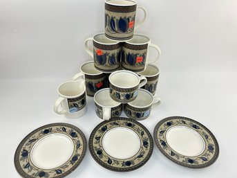 Mikasa Intaglio Coffee & Tea Mug Set