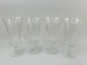 Rondo Iced Tea Crystal Glasses By Gorham Crystal