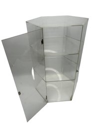 Large Acrylic 2 Shelf  Tabletop Display Casee