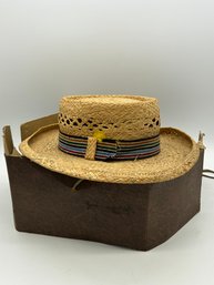 Vintage Italian Straw Hat