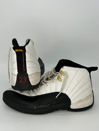 Vintage Air Jordan Taxi Retro White Basketball Sneakers High-top Men's Size 14