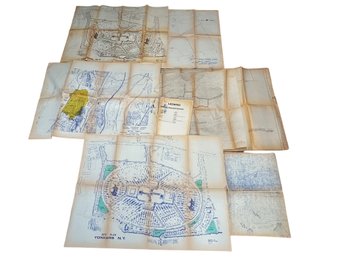 1970's Collection Of  Blueprints From Boyce Thompson Institute For Plant Research Yonkers NY