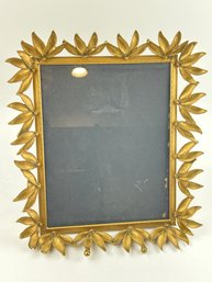 Ornate Brass Leaf Picture Frame