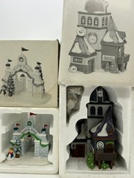 Vintage Department 56 Weather & Time Observatory & North Pole Gate Heritage Village Collection