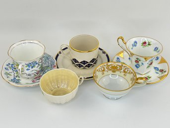 Bone China Tea Cup Collection By Salsbury, Taylor & Kent, Pickard, Noritake & Bellek