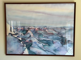 Mary Hoeksema  Watercolor Painting 'Ah...Morning' Grand Canyon LARGE 57'x44'