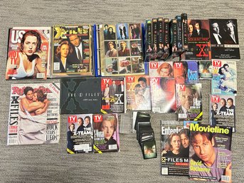 Collection Of X Files Memorabilia