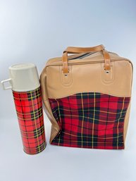 Vintage Thermos Lunch Bag And Cooler