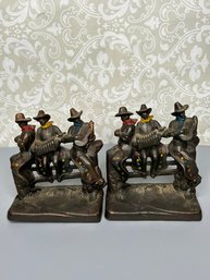 Vintage K & O Co. Western Cowboys Bookend