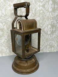 Early French Dehail & Grenier Paris SNCF Brass Railroad Lantern